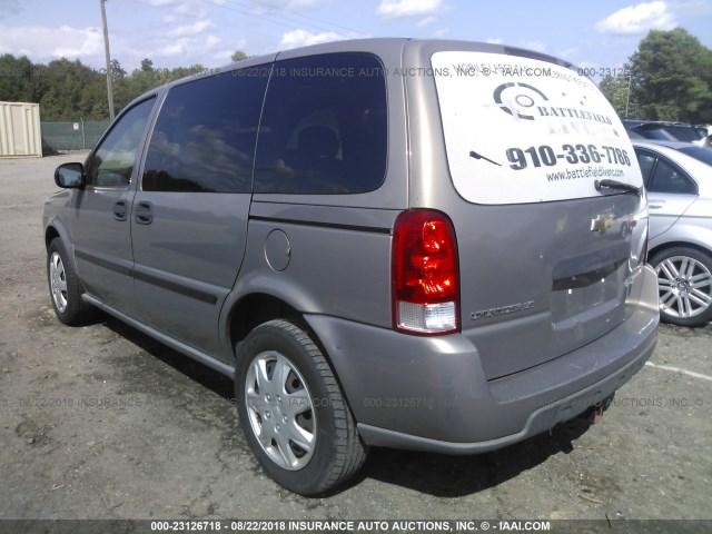 1GNDU23L56D176557 - 2006 CHEVROLET UPLANDER LS TAN photo 3
