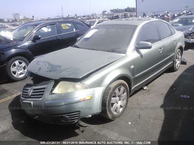 WVWRH63BX3P102885 - 2003 VOLKSWAGEN PASSAT GLX 绿色 照片 2