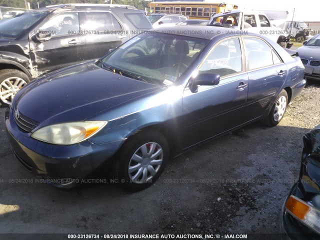 JTDBE32KX30170820 - 2003 TOYOTA CAMRY LE/XLE Dark Blue photo 2
