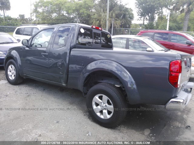 1N6AD0CU9DN731166 - 2013 NISSAN FRONTIER SV/PRO-4X GRAY photo 3