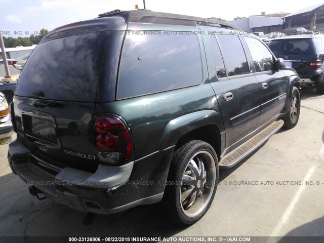 1GNES16S836168783 - 2003 CHEVROLET TRAILBLAZER EXT GREEN photo 4