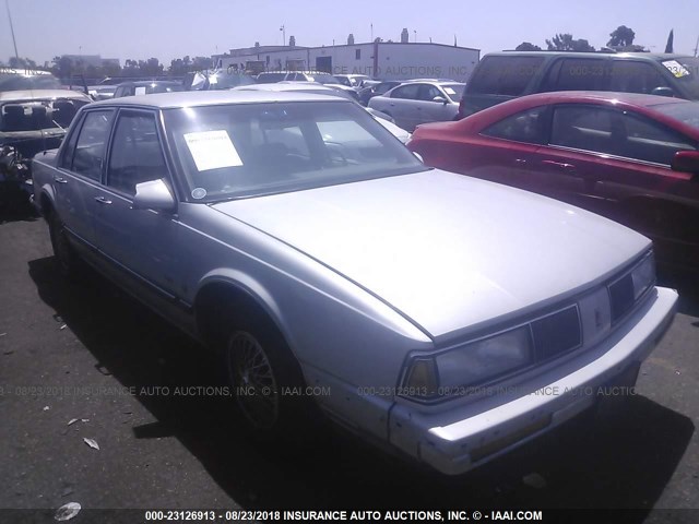 1G3HY54CXKW321217 - 1989 OLDSMOBILE DELTA 88 ROYALE BROUGHAM SILVER photo 1