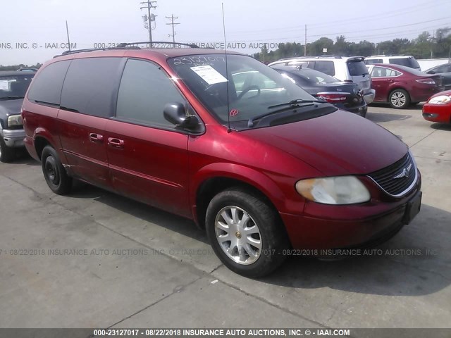 2C8GP74L32R616418 - 2002 CHRYSLER TOWN & COUNTRY EX RED photo 1