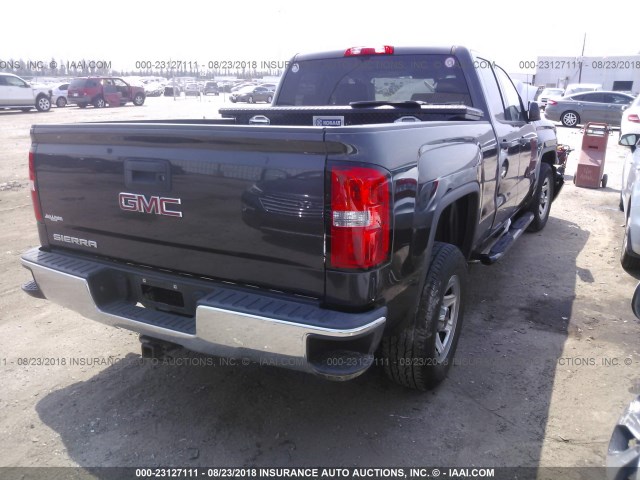 1GTR1TEC3EZ319081 - 2014 GMC SIERRA C1500 GRAY photo 4