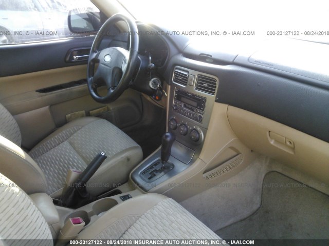 JF1SG65603H717501 - 2003 SUBARU FORESTER 2.5XS წითელი ფოტო 5