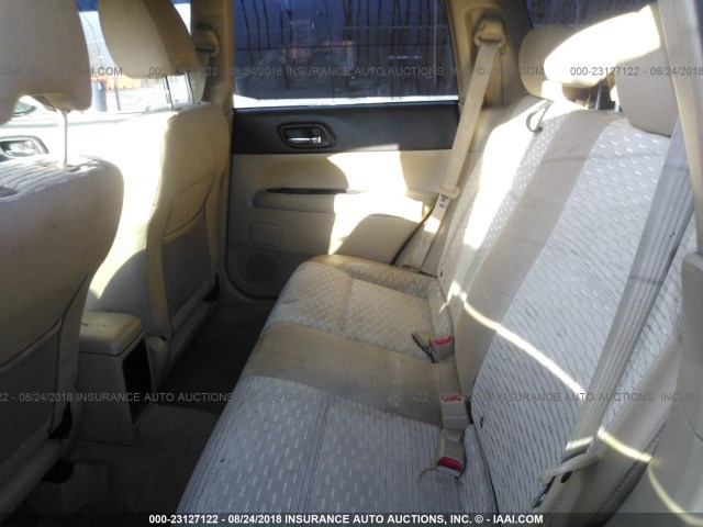 JF1SG65603H717501 - 2003 SUBARU FORESTER 2.5XS წითელი ფოტო 8