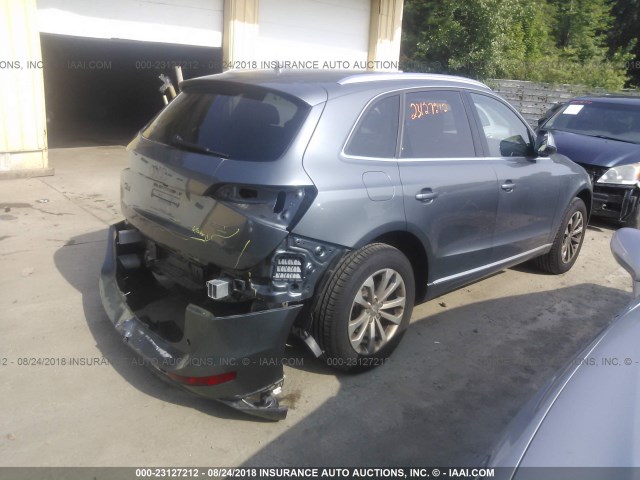 WA1LFAFP1EA125025 - 2014 AUDI Q5 PREMIUM PLUS GRAY photo 4