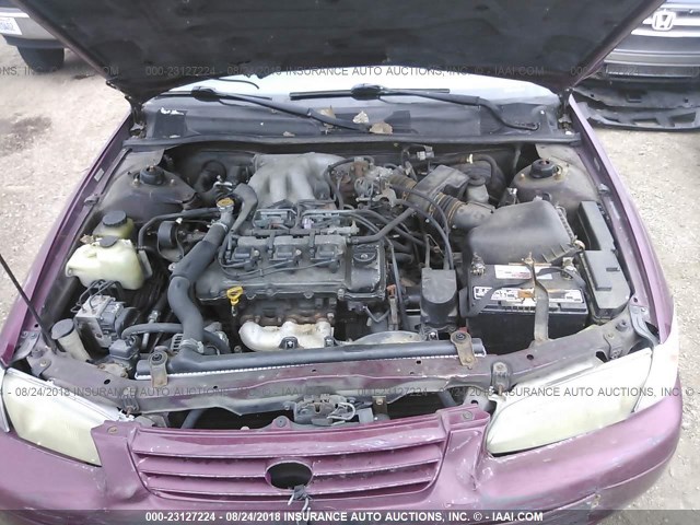 4T1BF22K0VU011528 - 1997 TOYOTA CAMRY CE/LE/XLE 栗色 照片 10