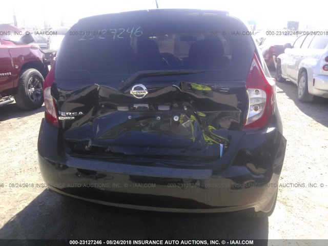 3N1CE2CP5EL404735 - 2014 NISSAN VERSA NOTE S/S PLUS/SV/SL BLACK photo 6