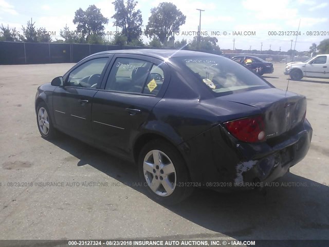 1G1AL58F187224598 - 2008 CHEVROLET COBALT LT GRAY photo 3