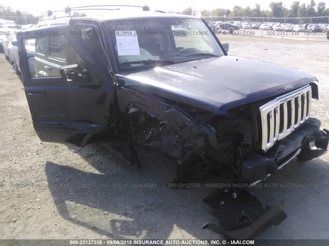 1J8HG58226C124580 - 2006 JEEP COMMANDER LIMITED Dark Blue photo 6