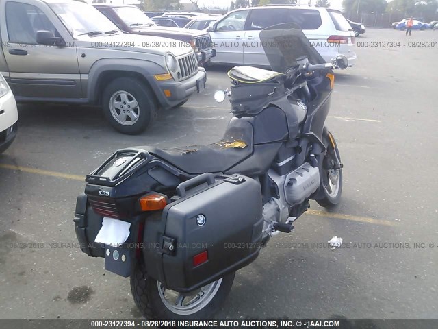 WB1057202H0150613 - 1987 BMW K75 S BLACK photo 4