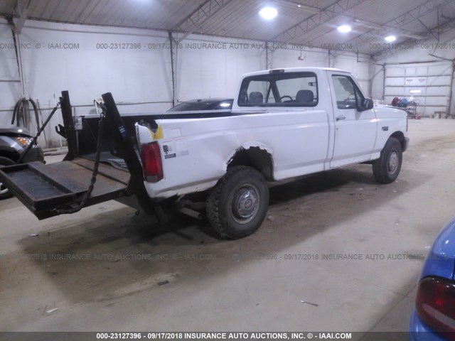 2FTHF25Y2SCA75659 - 1995 FORD F250 WHITE photo 4