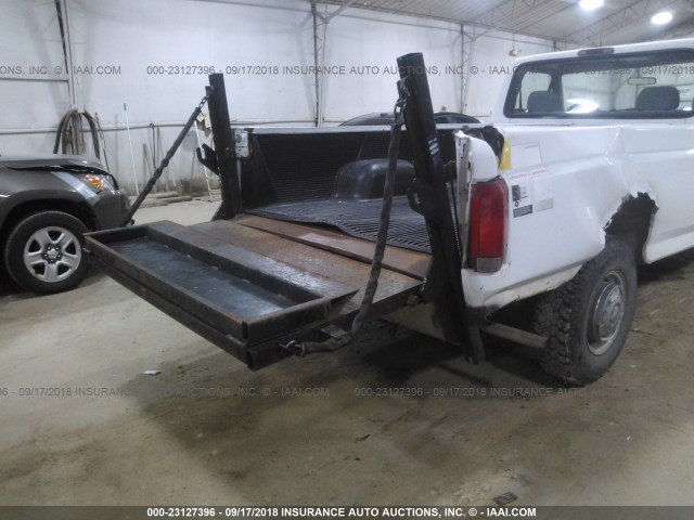 2FTHF25Y2SCA75659 - 1995 FORD F250 WHITE photo 6