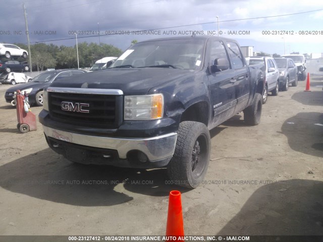 3GTRKWE32AG139020 - 2010 GMC SIERRA K1500 SLT BLACK photo 2