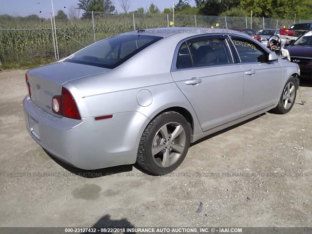 1G1ZC5EU0BF197770 - 2011 CHEVROLET MALIBU 1LT GRAY photo 4