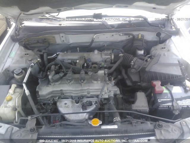 3N1CB51A03L557853 - 2003 NISSAN SENTRA GXE SILVER photo 10