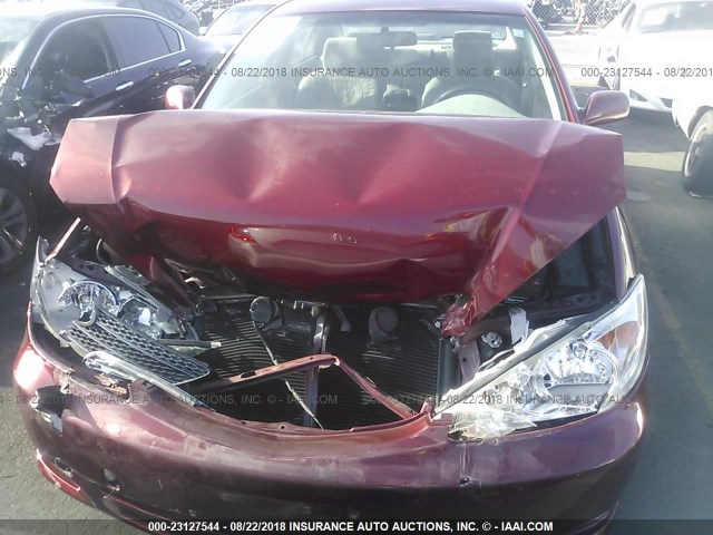 JTDBE32K520050499 - 2002 TOYOTA CAMRY LE/XLE/SE Qırmızı foto 6