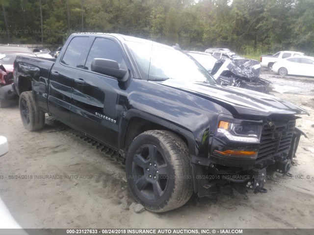 1GCVKPEC3HZ175281 - 2017 CHEVROLET SILVERADO K1500 CUSTOM BLACK photo 1