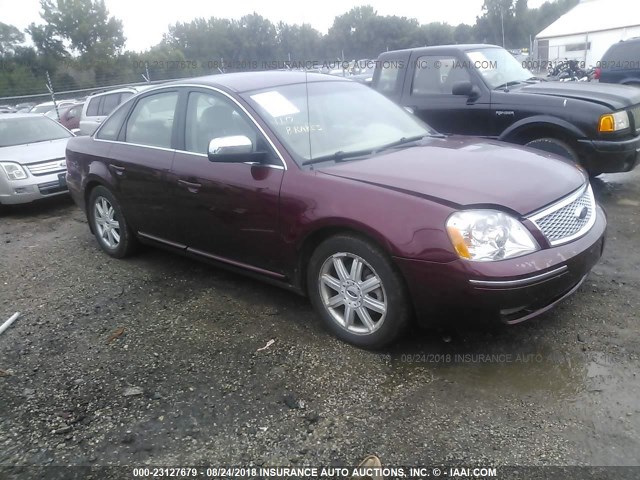 1FAHP25136G157314 - 2006 FORD FIVE HUNDRED LIMITED RED photo 1