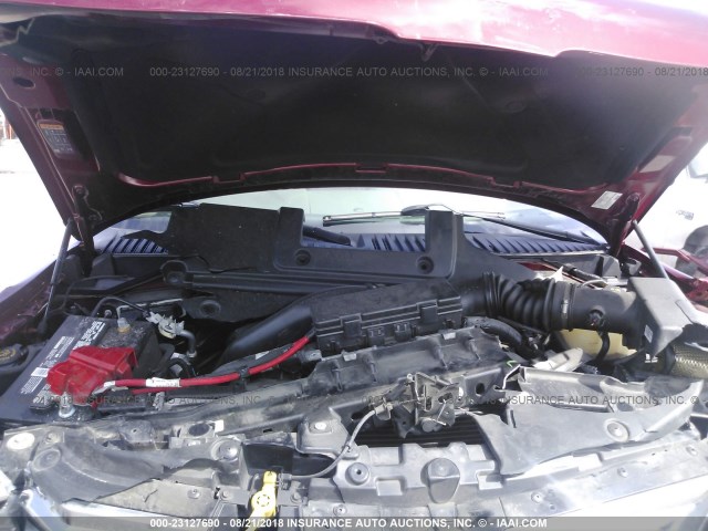 5LMJJ2HT7HEL02615 - 2017 LINCOLN NAVIGATOR SELECT Бордовый фото 10