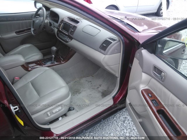 4T1BF30K86U116456 - 2006 TOYOTA CAMRY LE/XLE/SE 勃艮第红 照片 5