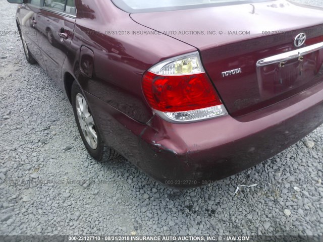 4T1BF30K86U116456 - 2006 TOYOTA CAMRY LE/XLE/SE 勃艮第红 照片 6