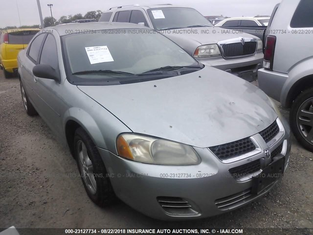 1B3EL46X76N133716 - 2006 DODGE STRATUS SXT Light Blue photo 1