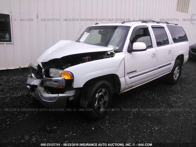 1GKFK16T84J321879 - 2004 GMC YUKON XL K1500 WHITE photo 2