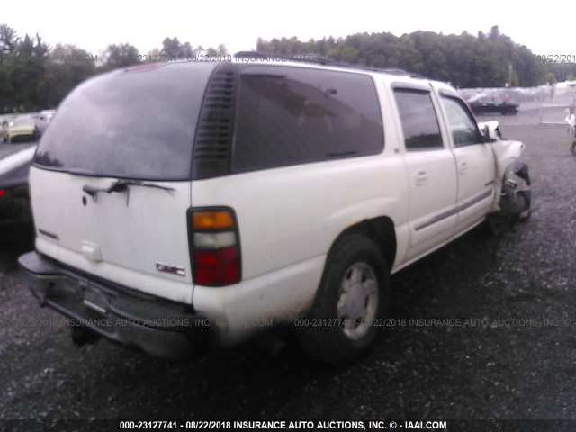 1GKFK16T84J321879 - 2004 GMC YUKON XL K1500 WHITE photo 4