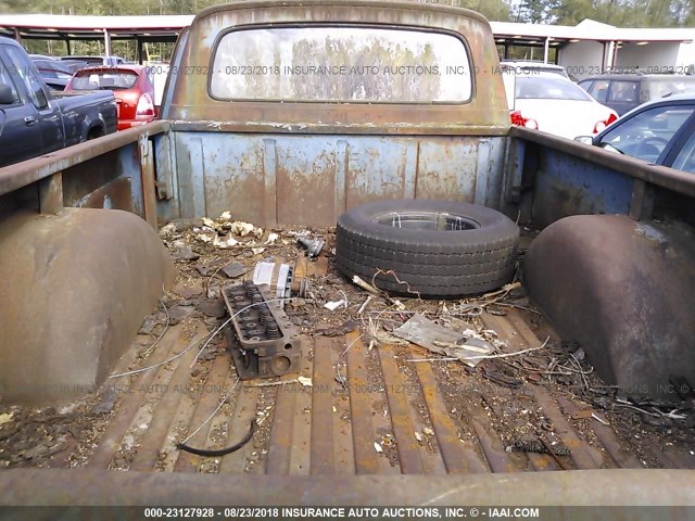 DF10CP180155 - 1961 FORD F100 BLUE photo 8