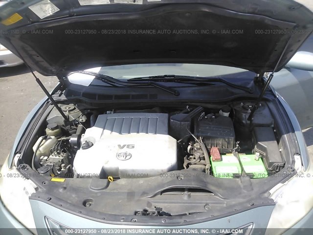 JTNBK46K473017407 - 2007 TOYOTA CAMRY NEW GENERAT LE/XLE/SE GREEN photo 10