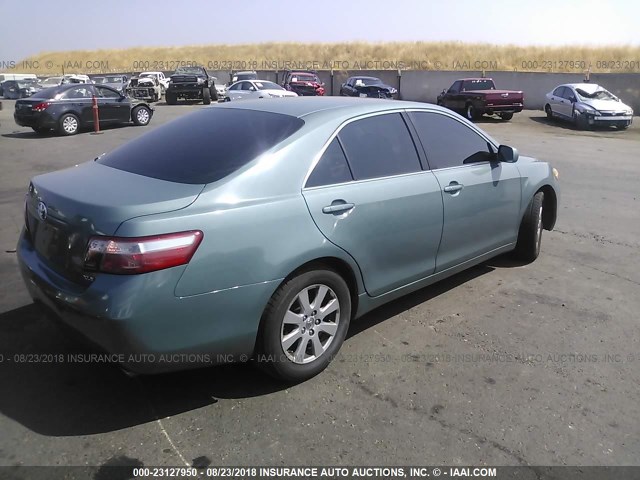 JTNBK46K473017407 - 2007 TOYOTA CAMRY NEW GENERAT LE/XLE/SE GREEN photo 4