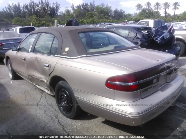 1LNLM97V0VY647512 - 1997 LINCOLN CONTINENTAL  BEIGE photo 6