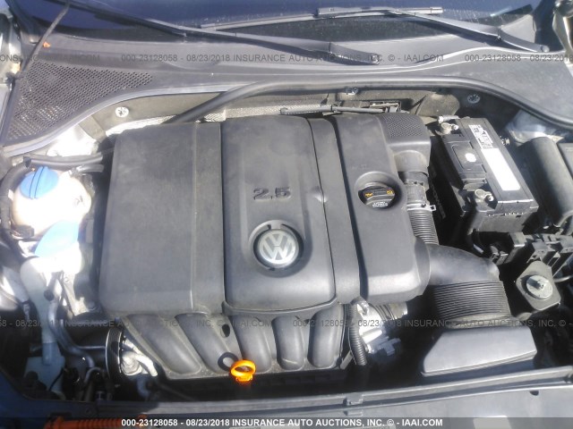 1VWAP7A36CC020724 - 2012 VOLKSWAGEN PASSAT S SILVER photo 10