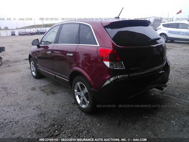 3GSCL93Z39S539953 - 2009 SATURN VUE HYBRID RED photo 3