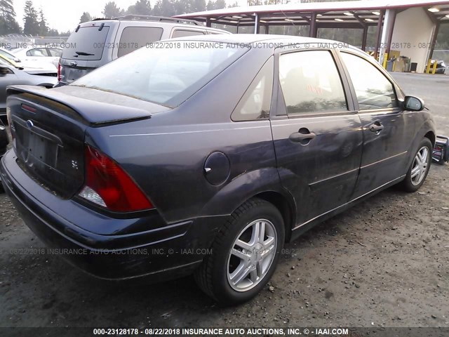 1FAFP34301W346887 - 2001 FORD FOCUS SE/SE SPORT Navy photo 4