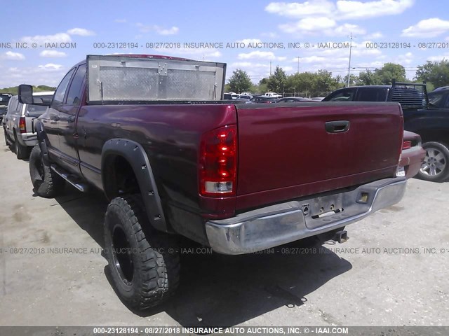1D7KU28D43J670722 - 2003 DODGE RAM 2500 ST/SLT 红色 照片 3