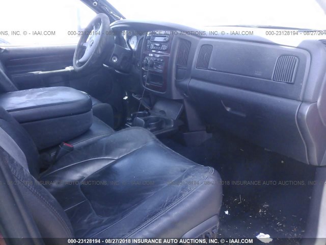 1D7KU28D43J670722 - 2003 DODGE RAM 2500 ST/SLT 红色 照片 5