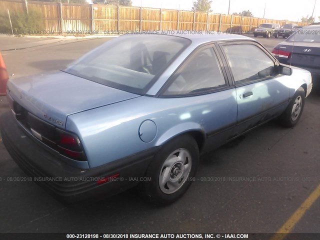 1G1JC14G1MJ121069 - 1991 CHEVROLET CAVALIER VL/RS BLUE photo 4