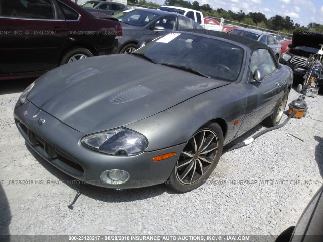 SAJDA42B933A34658 - 2003 JAGUAR XKR GRAY photo 2