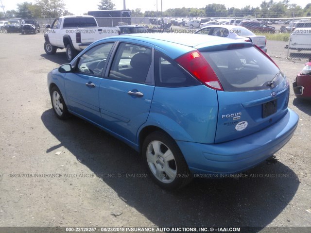1FAHP37N57W340839 - 2007 FORD FOCUS ZX5/S/SE/SES 蓝色 照片 3