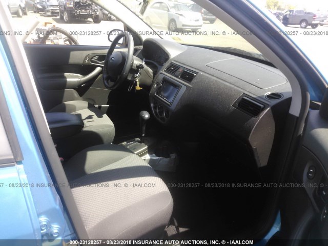 1FAHP37N57W340839 - 2007 FORD FOCUS ZX5/S/SE/SES 蓝色 照片 5