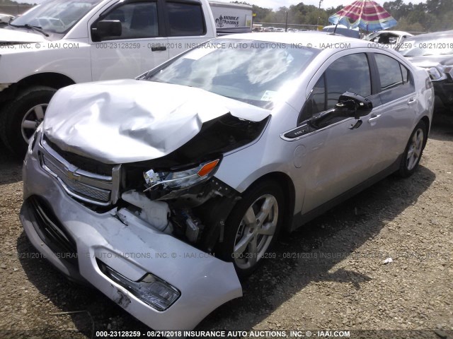 1G1RB6E44DU149860 - 2013 CHEVROLET VOLT SILVER photo 2