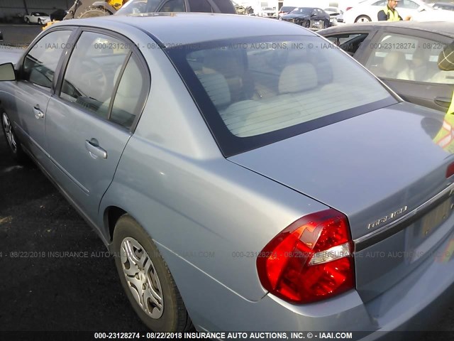 1G1ZS58FX7F306856 - 2007 CHEVROLET MALIBU LS Dəniz mavisi foto 3