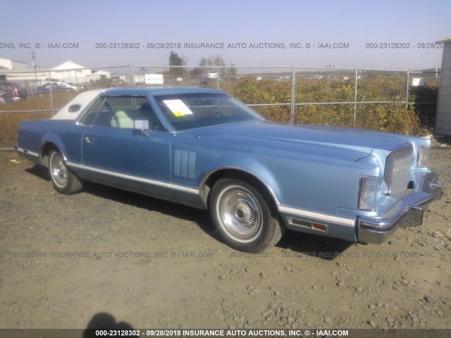 8Y89A894391 - 1978 LINCOLN CONTINENTAL  Blau Foto 1