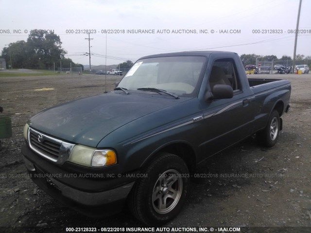 4F4YR12C1WTM20600 - 1998 MAZDA B2500 GREEN photo 2