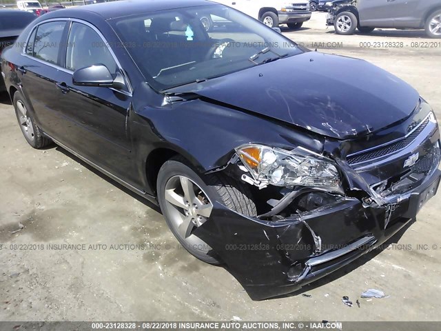 1G1ZC5E12BF282535 - 2011 CHEVROLET MALIBU 1LT BLACK photo 6