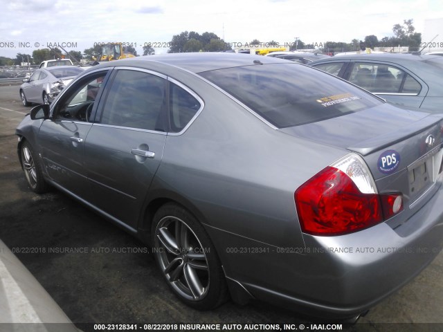 JNKAY01E97M301228 - 2007 INFINITI M35 SPORT SILVER photo 3