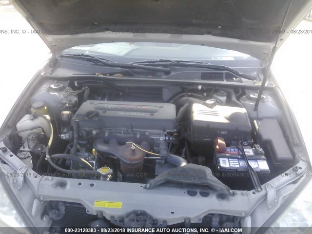 4T1BE30K53U748524 - 2003 TOYOTA CAMRY LE/XLE/SE 银色 照片 10